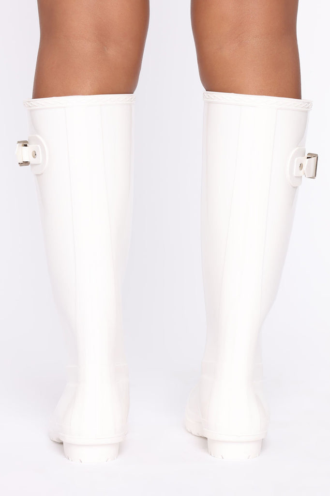 Don't Rain On Me Boots - White