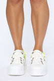 Standoffish Sneaker - Neon Yellow