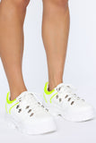 Standoffish Sneaker - Neon Yellow