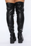 No Time For Fools Boot - Black