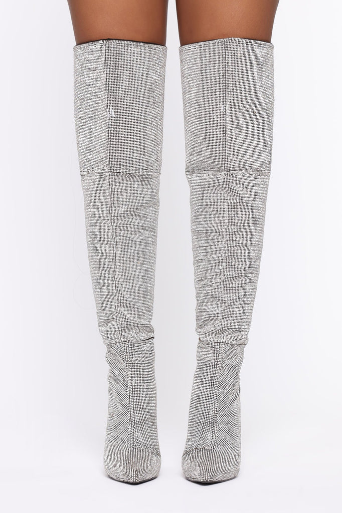 Star Of All Shows Boot - Silver