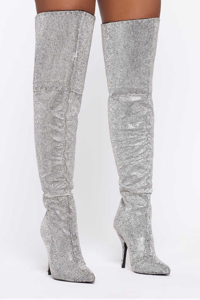 Star Of All Shows Boot - Silver