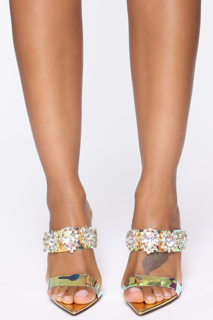 She's A Gem Heels - Gold