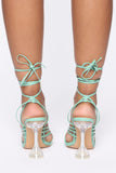 Be That Way Heeled Sandal - Mint