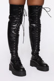 Double Time Boots - Black