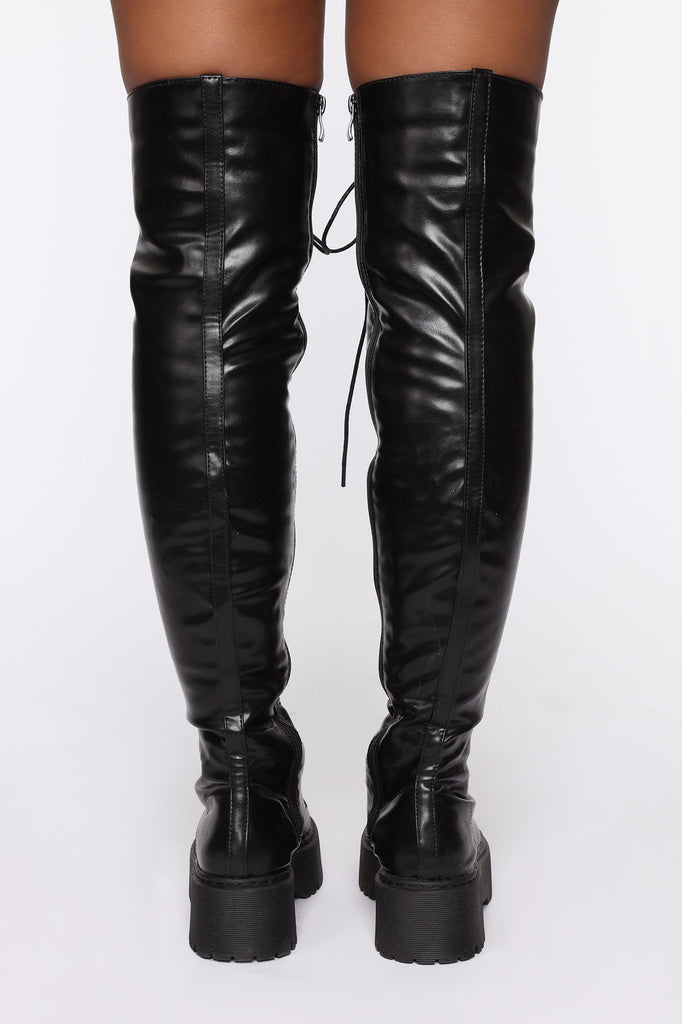 Double Time Boots - Black