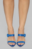 Risk Taker Heeled Sandals - Blue