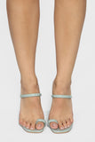 Look Away Heeled Sandals - Mint