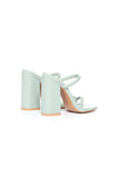 Look Away Heeled Sandals - Mint