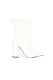 In Disguise Bootie- White Croc