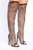 Pure Magic Over The Knee Boots - Black