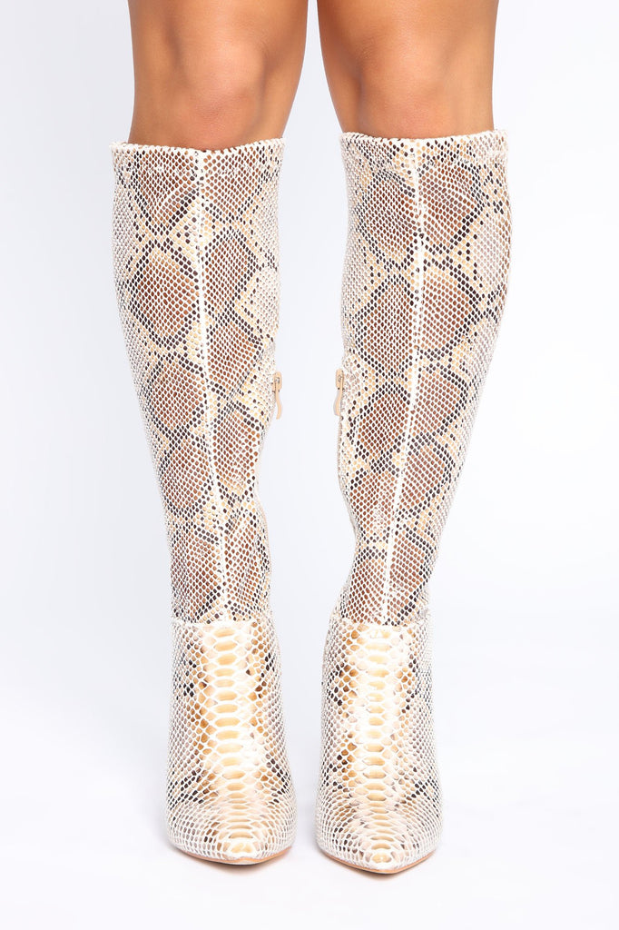 At Your Own Risk Boots - Multi Color