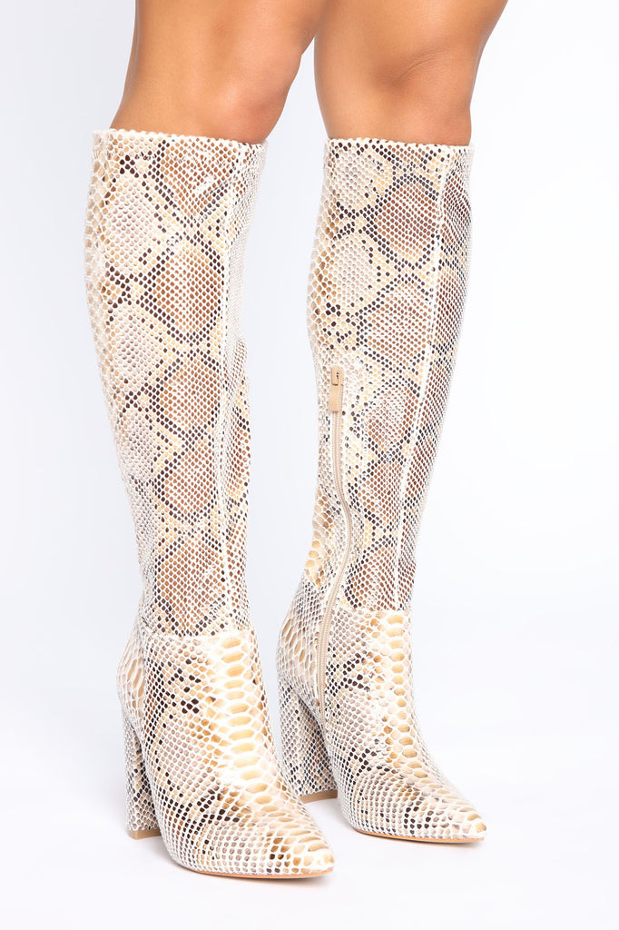 At Your Own Risk Boots - Multi Color