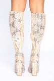 At Your Own Risk Boots - Multi Color