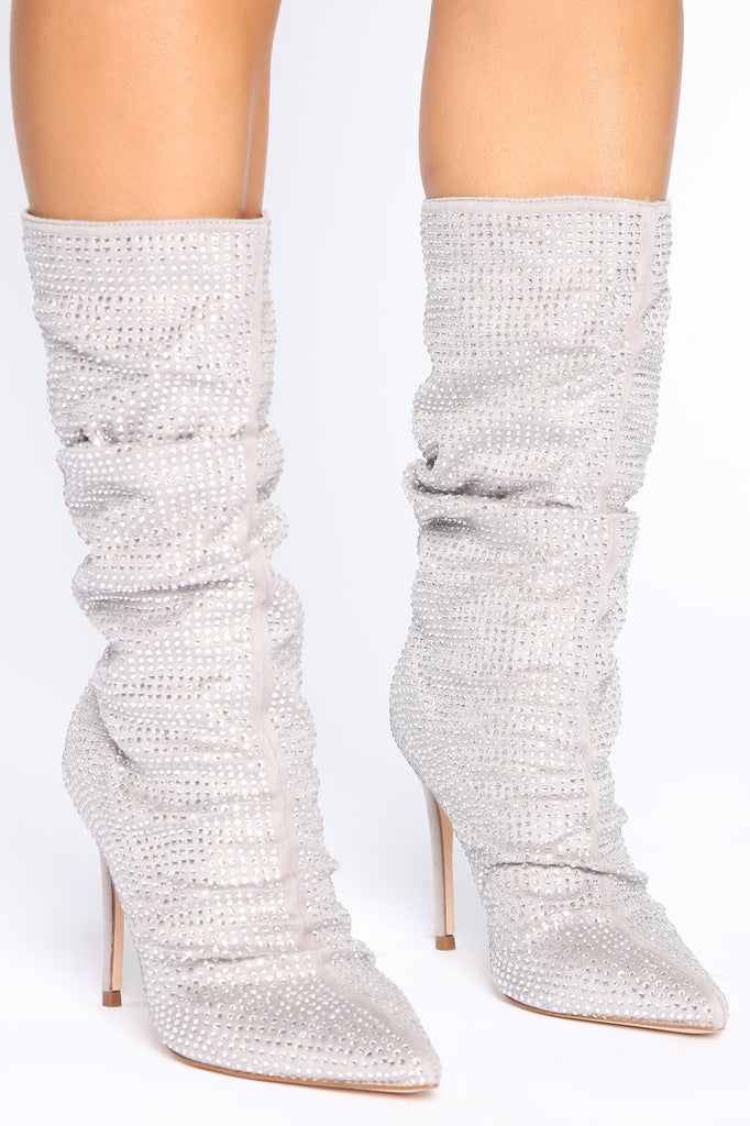 Quit Guessing Boots - Silver