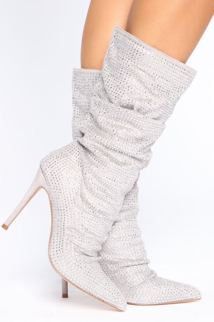 Quit Guessing Boots - Silver