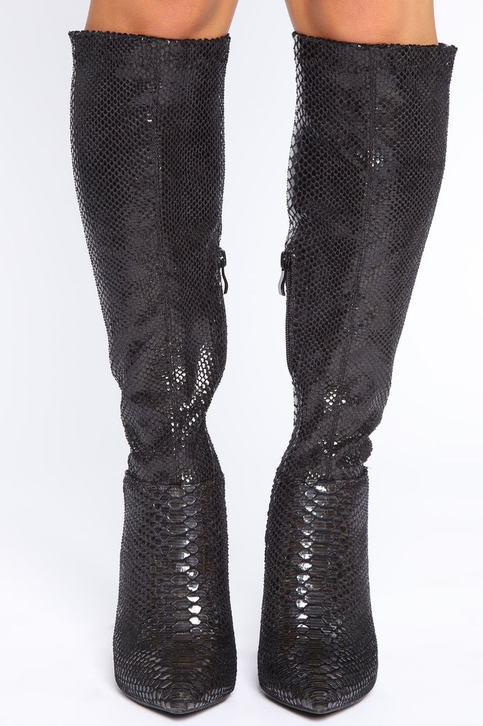 At Your Own Risk Boots - Black
