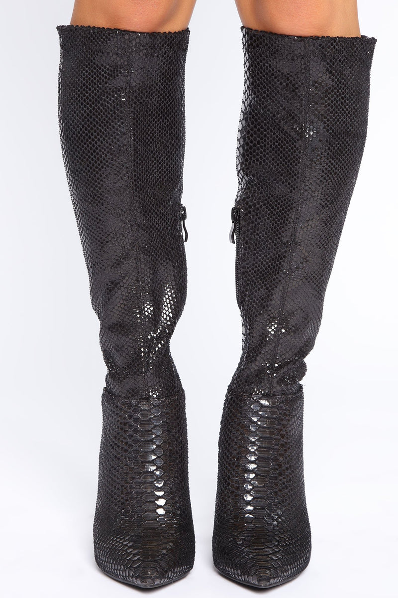 At Your Own Risk Boots - Black