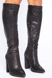 At Your Own Risk Boots - Black