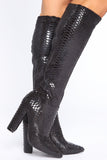 At Your Own Risk Boots - Black