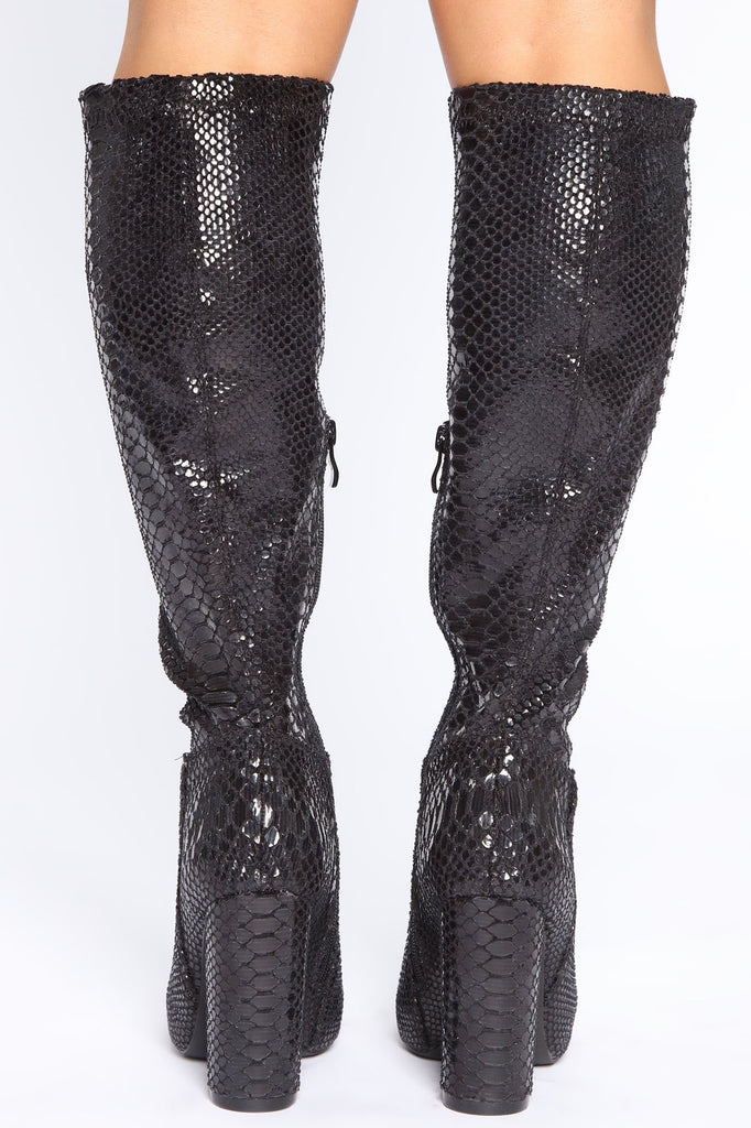 At Your Own Risk Boots - Black