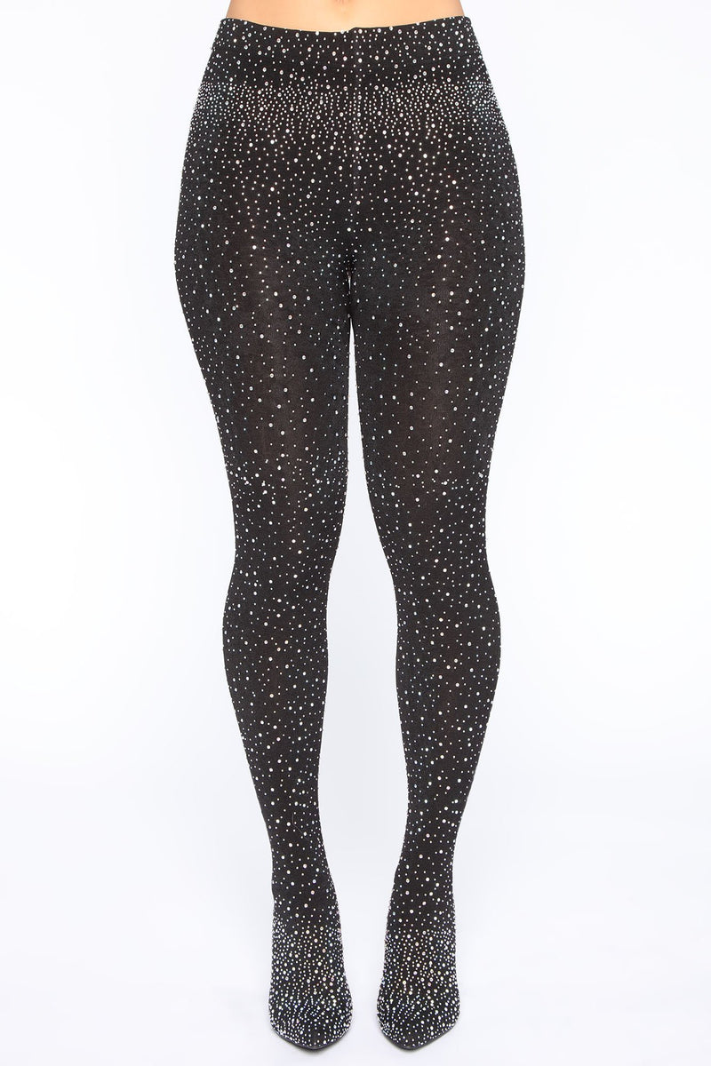 You Alright Rhinestone Heeled Boots - Black/combo