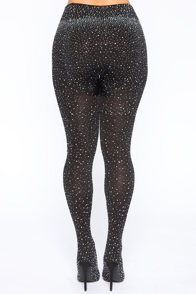 You Alright Rhinestone Heeled Boots - Black/combo