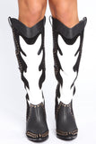 Night Rider Heeled Boots - Black