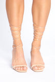 I'm Sure About It Heels - Nude