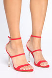 Elite Nights Heeled Sandal - Red