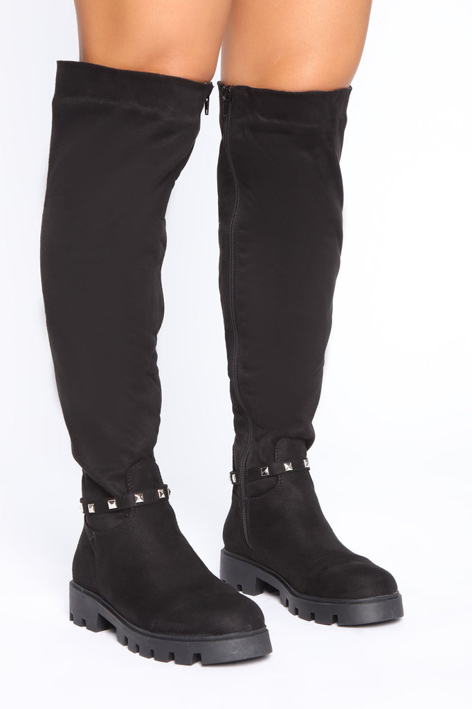 Meant To Be Here Boots - Black