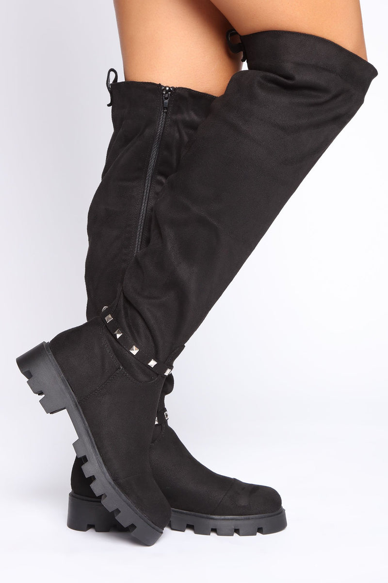 Meant To Be Here Boots - Black