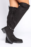 Meant To Be Here Boots - Black