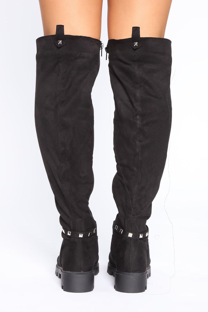 Meant To Be Here Boots - Black