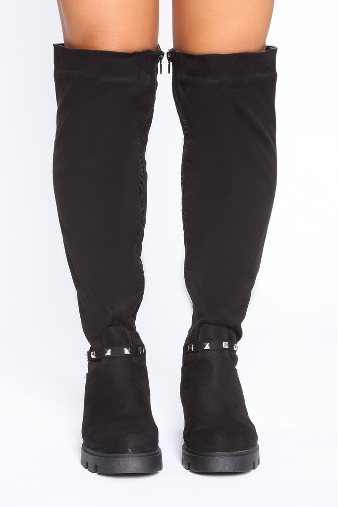 Meant To Be Here Boots - Black
