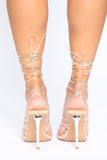 Free To Be Myself Heeled Sandals - Nude