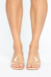 Just A Drop Heels - Nude