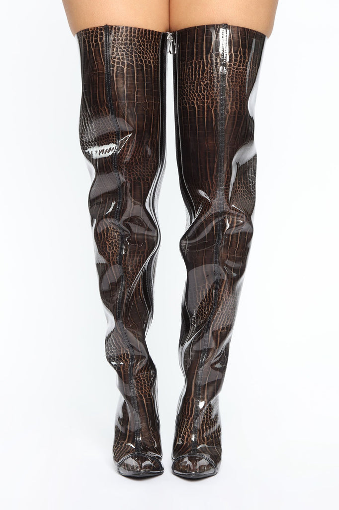 Rarity Heeled Boots - Black