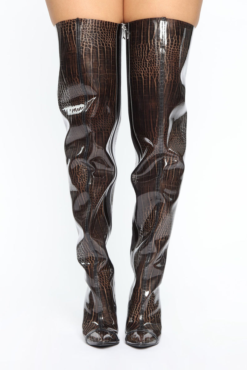 Rarity Heeled Boots - Black