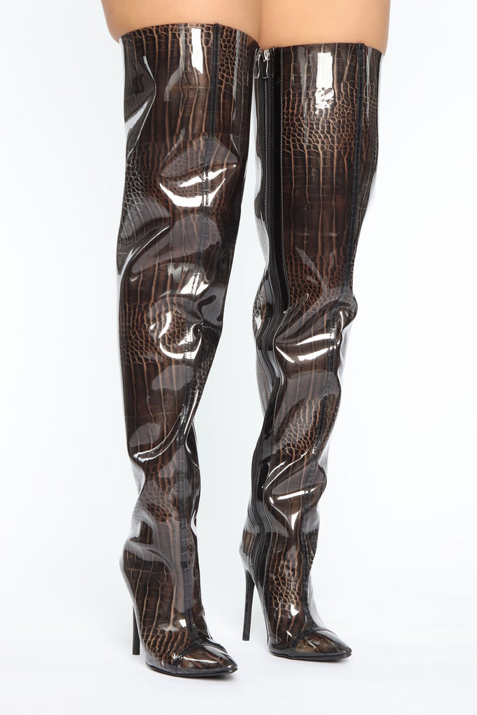 Rarity Heeled Boots - Black