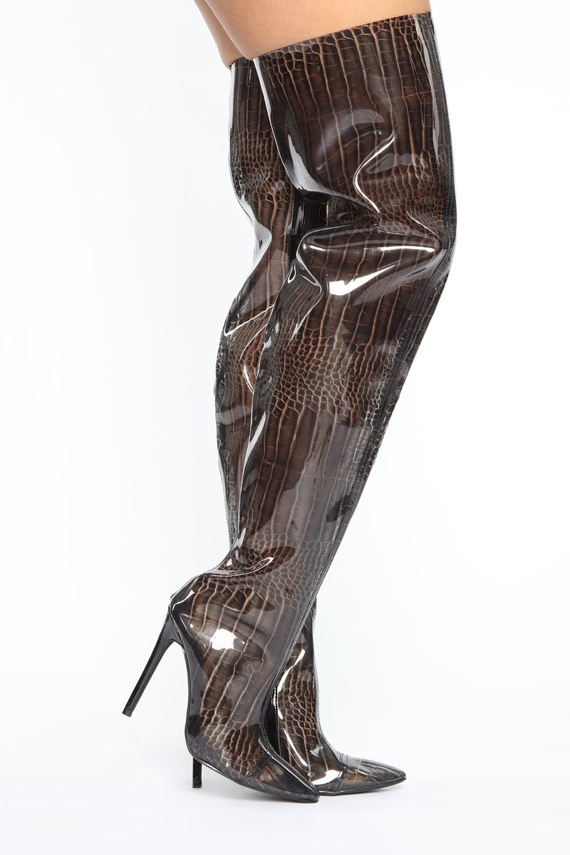 Rarity Heeled Boots - Black