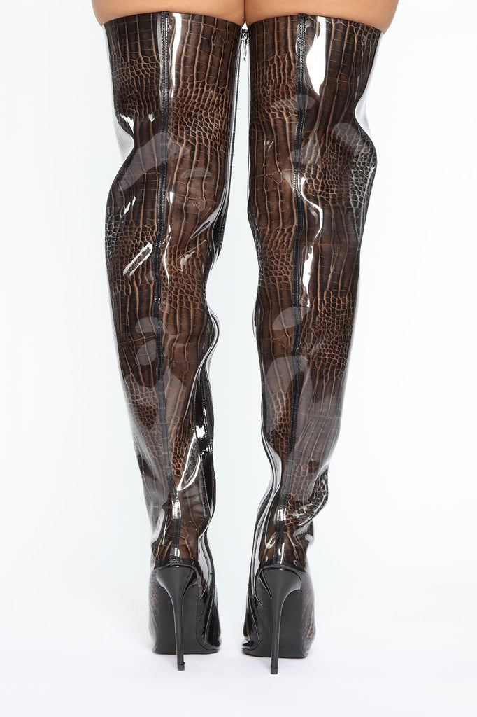 Rarity Heeled Boots - Black