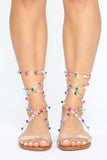 Not This Time Around Sandals - Multi Color