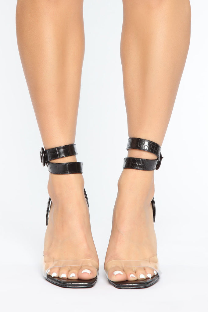 Lost Your Chance Heels - Black