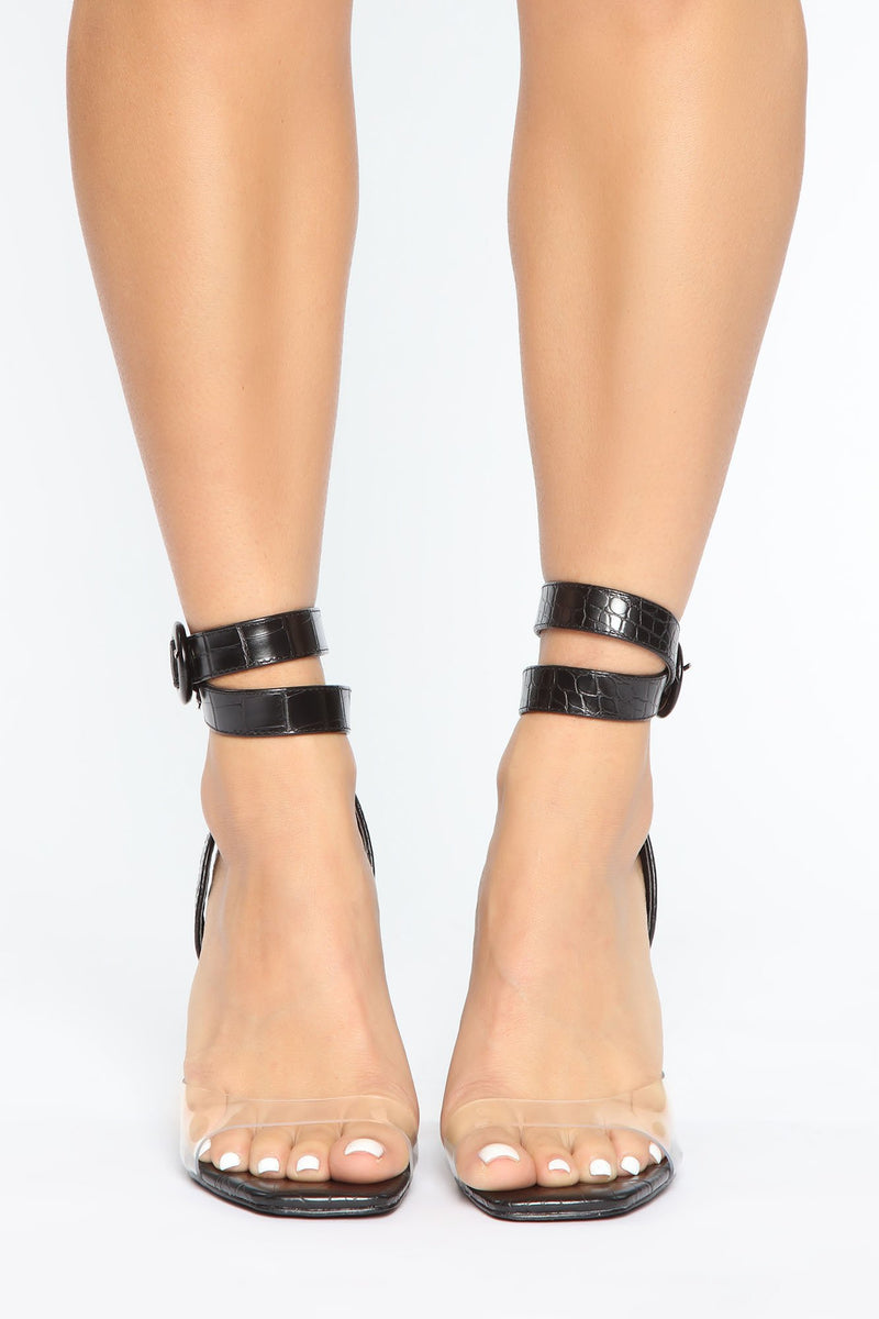 Lost Your Chance Heels - Black
