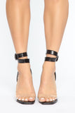 Lost Your Chance Heels - Black