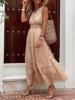 Lace/PolkaDot Sleeveless A-line Casual/Vacation Maxi Dresses