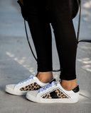 Speedway Studded Leopard Sneaker