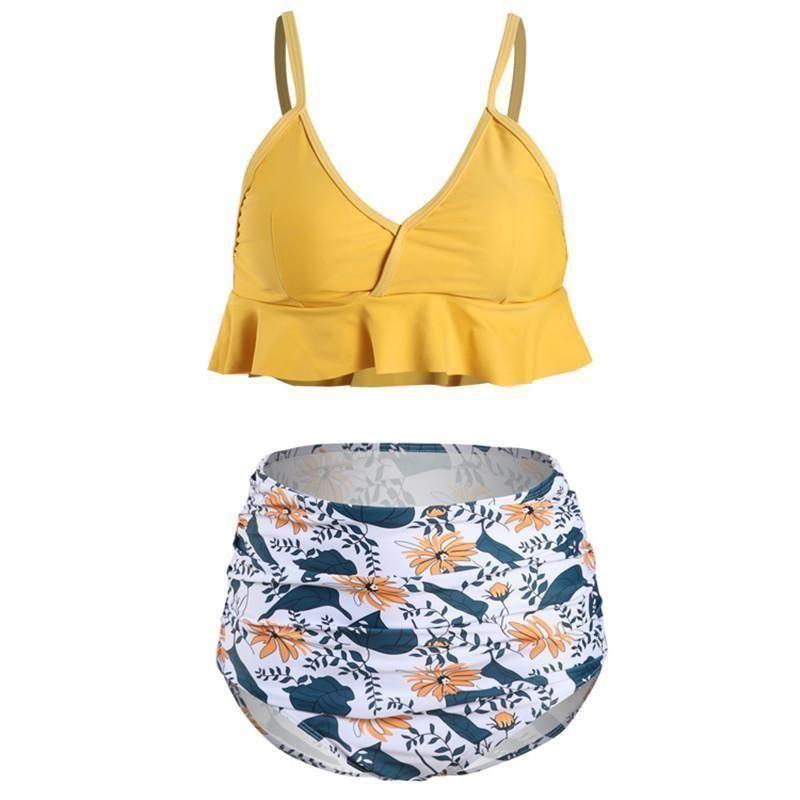 Rambling Rose Falbala Bikini Set