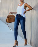 Name Of The Game Mid Rise Skinny